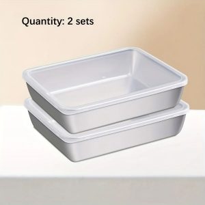 Stainless Steel Food Storage Containers Airtight Kitchen Set