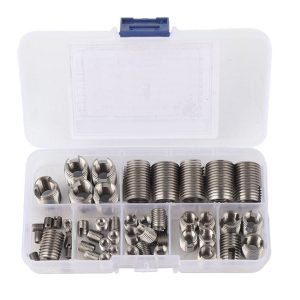 Stainless Steel Self Tapping Thread Insert Repair Kit for Stripped Threads & Reinforced Fastening