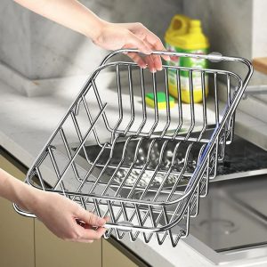 Stainless Steel Telescopic Sink Drain Rack