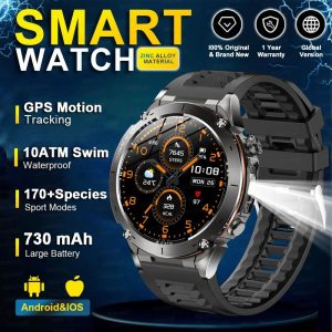 Stratos 4 Rugged AMOLED GPS Smartwatch with Compass, Altimeter and Bluetooth Calling