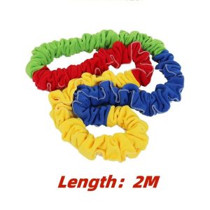 TeamSync Outdoor Team Building Game - Kids Elastic Rope Loop Party Activity Set