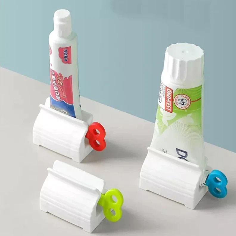 Toothpaste Squeezer & Stand Holder for Easy Tube Dispensing