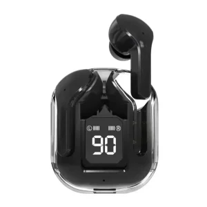 Transparent TWS Bluetooth Earbuds with HIFI Sound and Wireless Charging