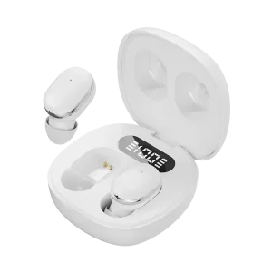 Transparent TWS Wireless Earbuds with ENC Mic and LED Battery Display