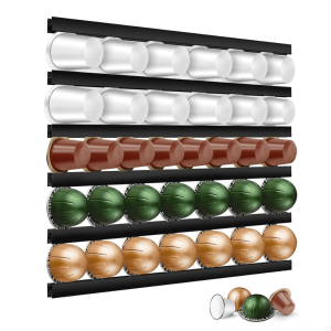 Universal Coffee Pod Storage Rack for K-Cup, Nespresso & Dolce Gusto