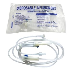 Veterinary Infusion Set - Screw-Lock Drip Kit (25 PCS)