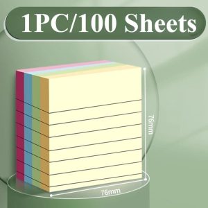 Vibrant Horizontal Note Paper Set