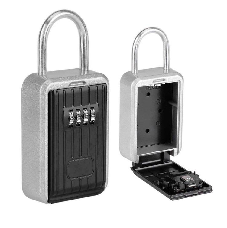 Waterproof Wall Mounted Key Lock Box with Combination Code Secure Key Storage Box