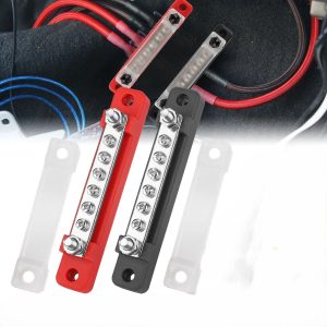 Way Bus Bar Power Distribution Terminal Block, , Screw Connection, Battery Terminal for Boat, RV, Car