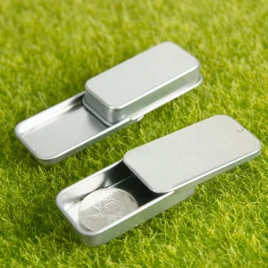 Wedding Jewelry Pill Cases, Mini Iron Box Slide Cover Storage Box, Portable Tin Boxes Home Storage Container