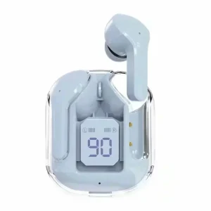Wireless Earbuds with Transparent Case ENC Mic and LED Battery Display