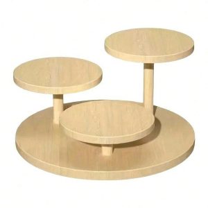 Wooden Display Rack with Storage Rack, Multi-Layer Jewelry Storage Box, Superior Plants Bead Display