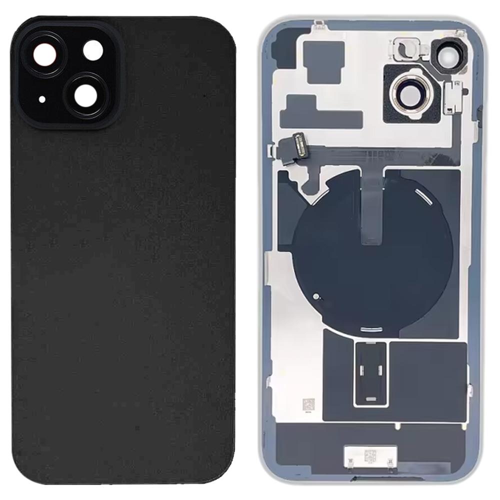 iPhone 15 & 15 Plus Back Glass Replacement Cover with Wireless Charging Module & Flash Bracket