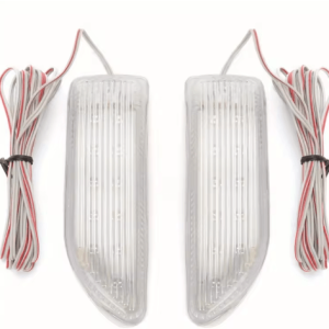 2-Piece LED Turn Signal Lights for Rearview Mirrors - Sequential Amber Car Mirror Indicator Upgrade