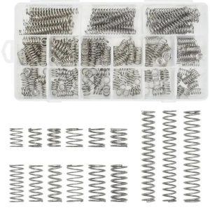 304 Stainless Steel Compression Spring Assortment Kit with 15 Sizes