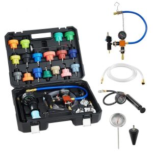 47Pc Coolant Pressure Tester Kit with Radiator Vacuum Refill Tool