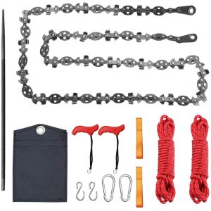 53 Inch Manual Rope Chain Saw for Tree Limb Cutting