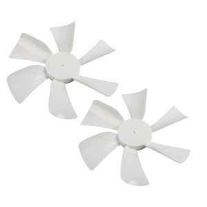 6 Inch RV Vent Fan Blade 2 Pack Quiet RV Skylight Fan Replacement Blades