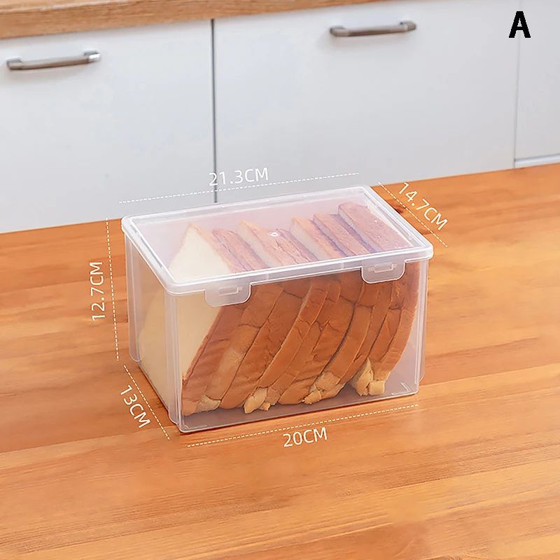 Airtight Bread Storage Container Clear Bread Keeper Box