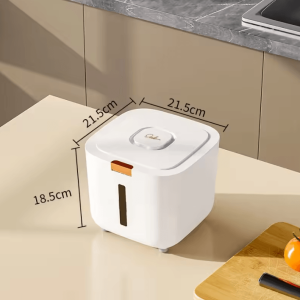 Airtight Rice Storage Container - Moisture-Proof 5/10KG Kitchen Grain Bin