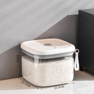 Airtight Rice Storage Container with Moisture-Proof Seal & Large Capacity Grain Storage