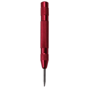 Automatic Center Punch Tool - Spring-Loaded Metal & Wood Marking Punch