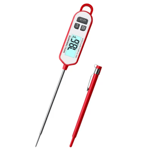 Backlit Digital Meat Thermometer Instant Read BBQ & Kitchen Food Probe