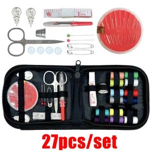 Comprehensive Portable Travel Sewing Kit and Storage Case