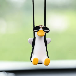 Cool Swing Duck Car Rearview Mirror Ornament