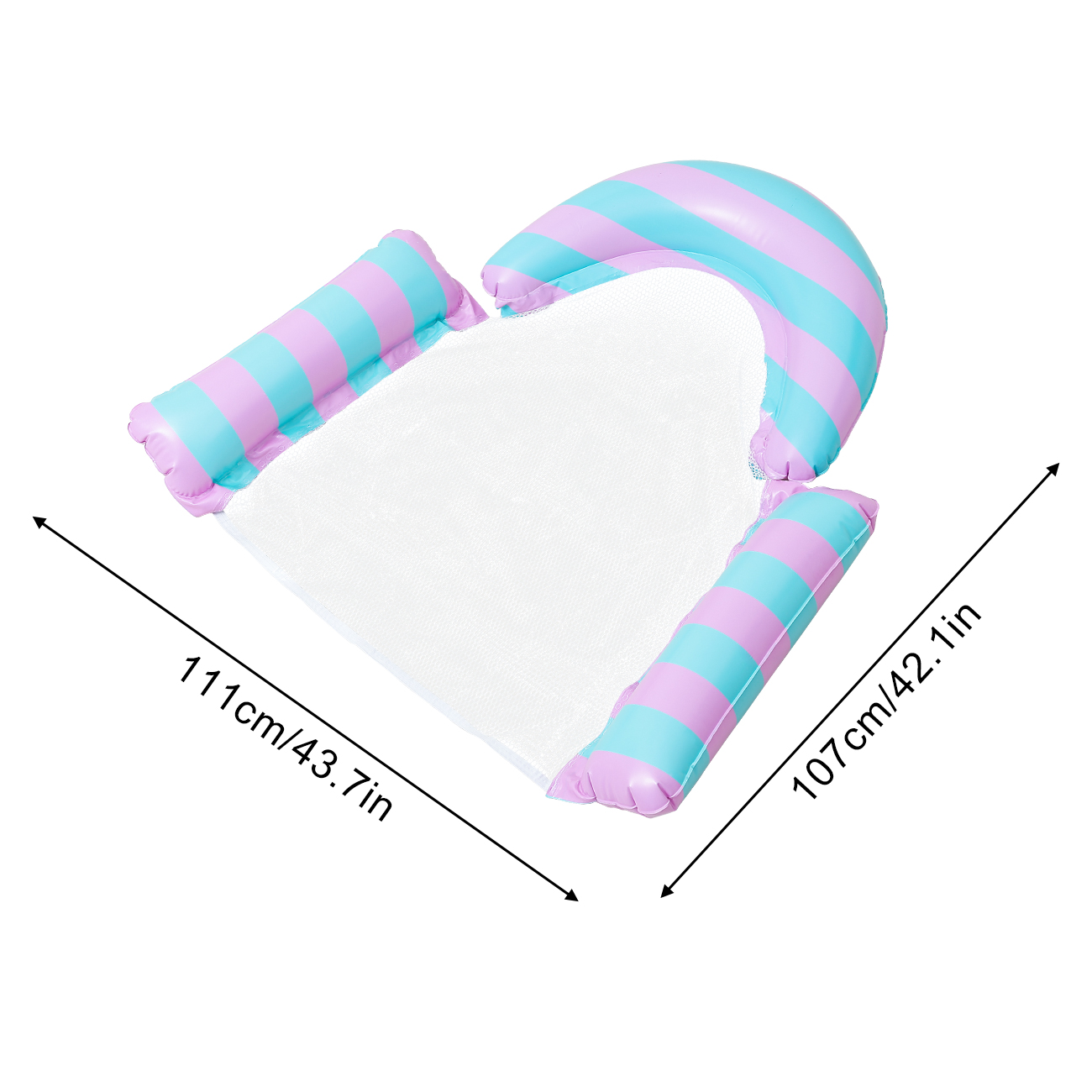 Cooling Mesh Inflatable Pool Float Hammock Chair for Adults