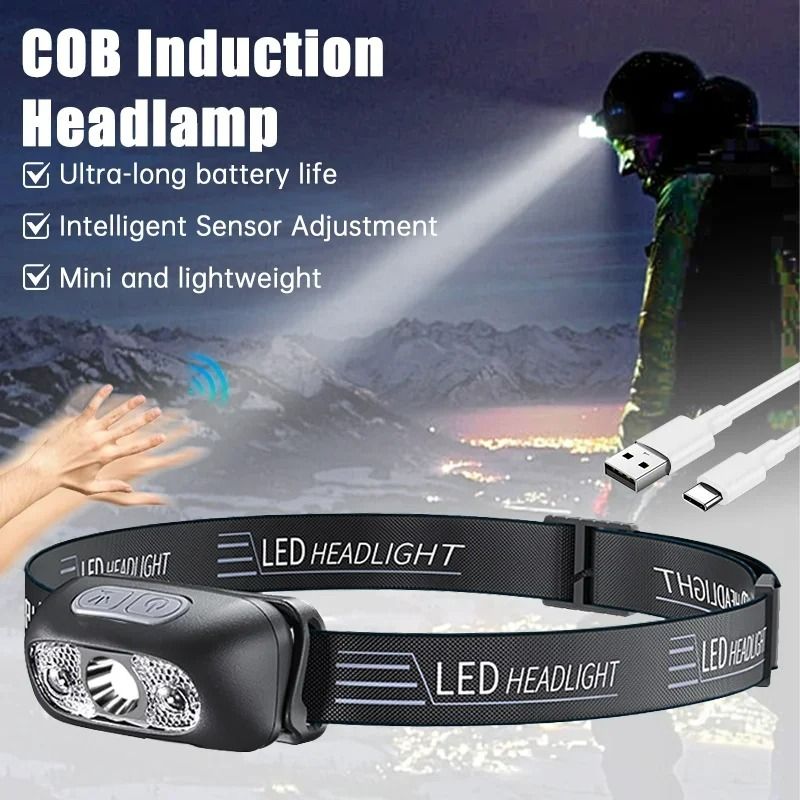 Hands-Free LED Sensor Headlamp