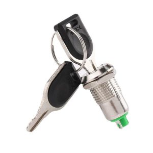 Keyed Switch Lock Metal Electronic Lock Switch Panel Mount Key Control
