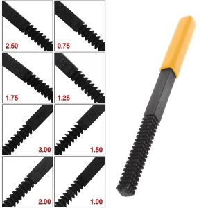 Metric Thread Repair File for Damaged Bolt Restoration