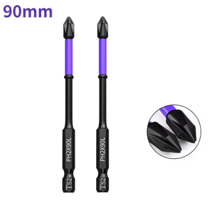 PH2 Magnetic Phillips Screwdriver Bit Set with Non Slip Precision Tips