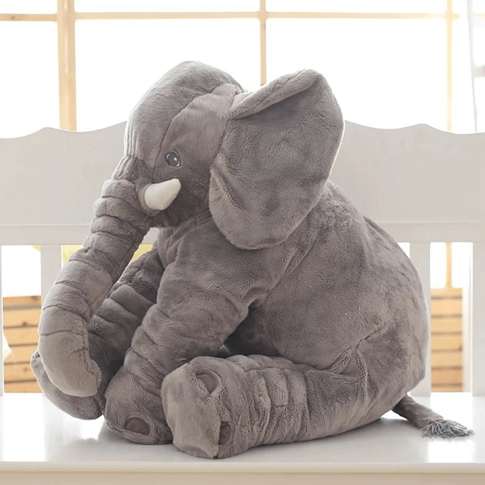 Plush Elephant Pillow