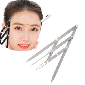 Professional Eyebrow Ruler Three Point Brow Mapping Tool for Precise Symmetrical Shaping