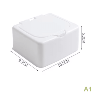 PureWhite Large Capacity Desktop Storage Box for Postcards & Stickers