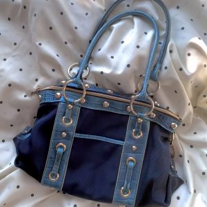 Retro Gothic Punk Underarm Bag Large Capacity Shoulder Handbag Backpack