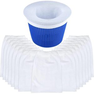 Reusable Pool Skimmer Socks Fine Mesh Pool Filter Saver for Cleaner Water