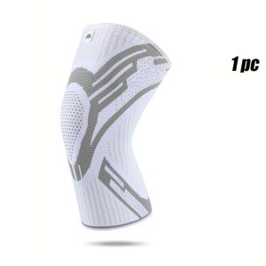 Spring-Stabilized Knee Compression Sleeve and Sports Joint Protector