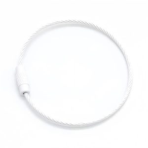 Stainless Steel Cable Key Rings