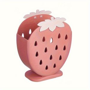 Strawberry Utensil Holder with Drainage Kitchen Utensil Rack