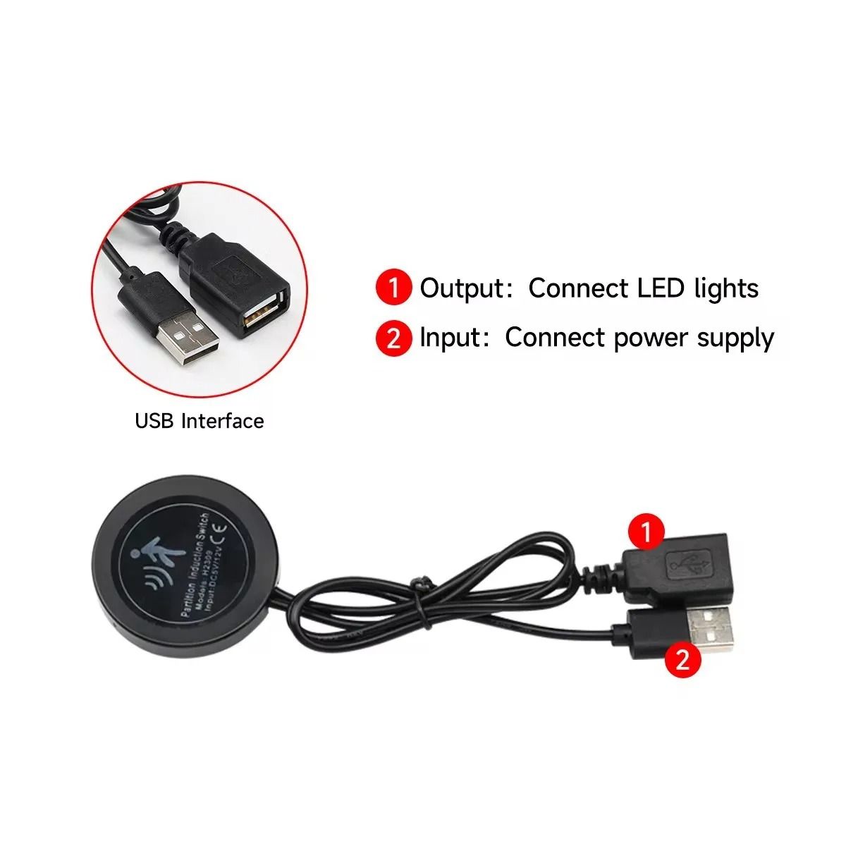 Tesla Dashboard Ambient Light USB Power Module with Auto Shut Off