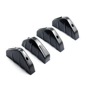 Universal Carbon Fiber Style Mini Rear Bumper Spoiler Lip Diffuser