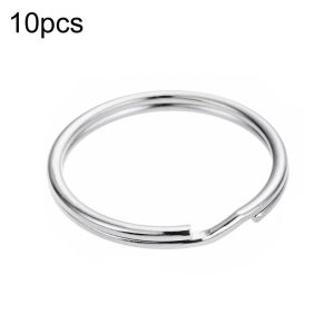 10PCS Metal Key Rings Split Keychain Rings for Keys, Charms & DIY Crafts