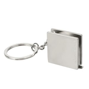 1Pc DIY Hand Gauging Key Ring Tape Measure & Portable Retractable Ruler