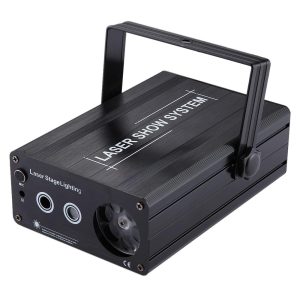 20W Laser Snowflake Projector LED Stage Light with Sound Control