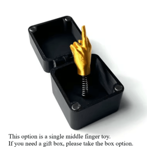 3D Printed Pop-Up Middle Finger Surprise Prank Box