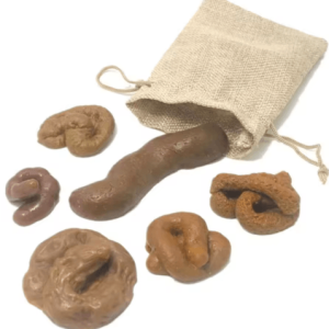 6-Piece Realistic Fake Dog Poop Prank Toy Set