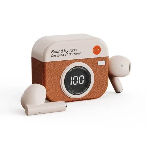 Bluetooth Wireless Earbuds with LED Display HiFi Sound and Waterproof Sports Design
